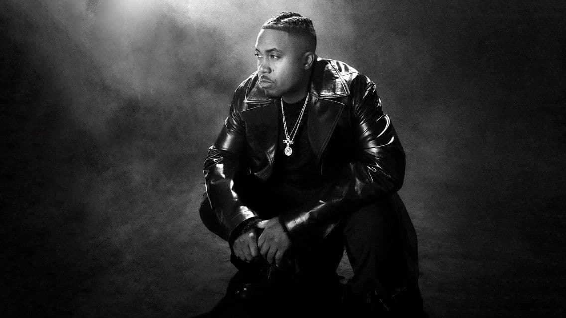 Promotional graphic for Nas