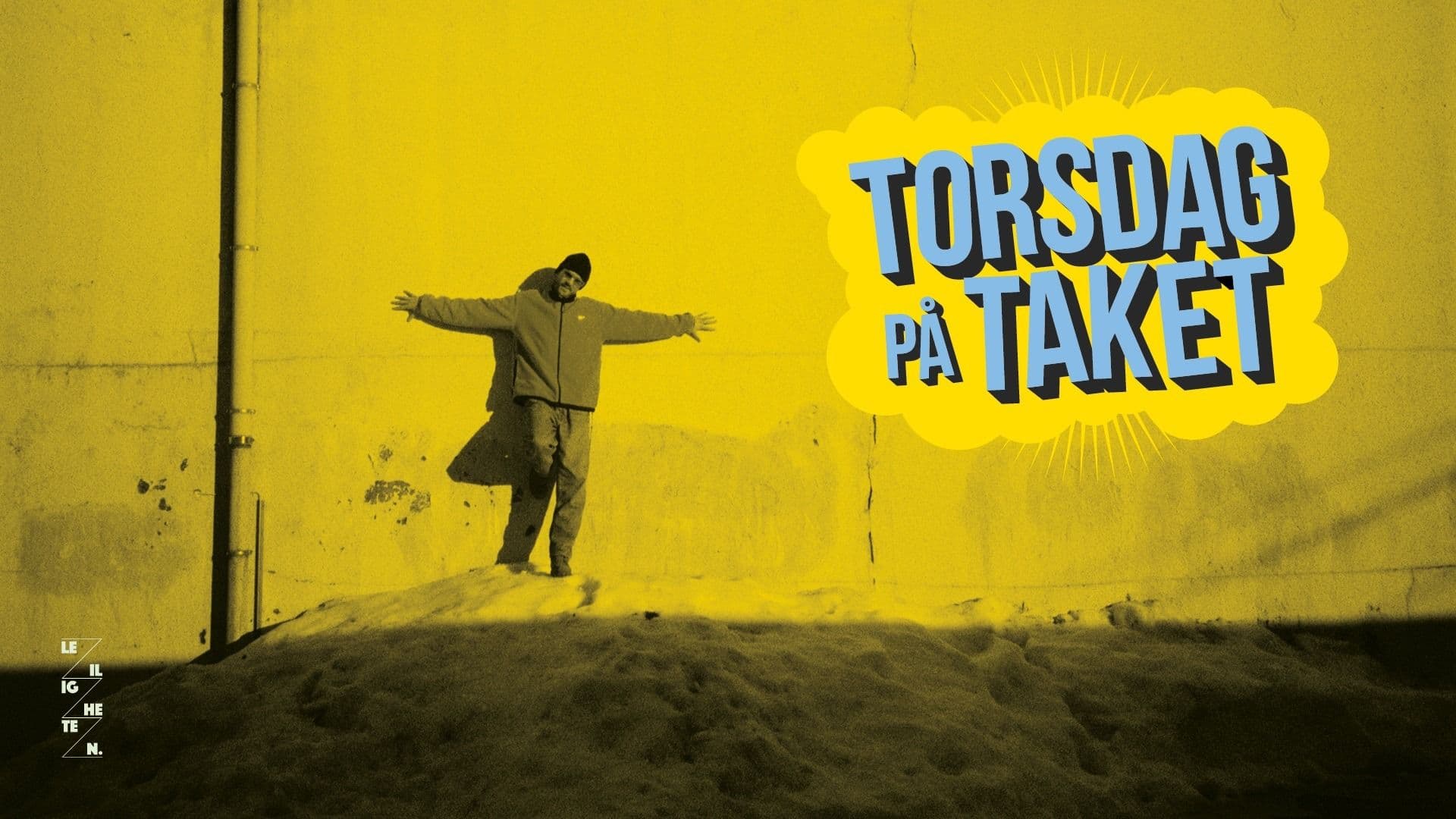 Promotional graphic for Torsdag på Taket: KØBER