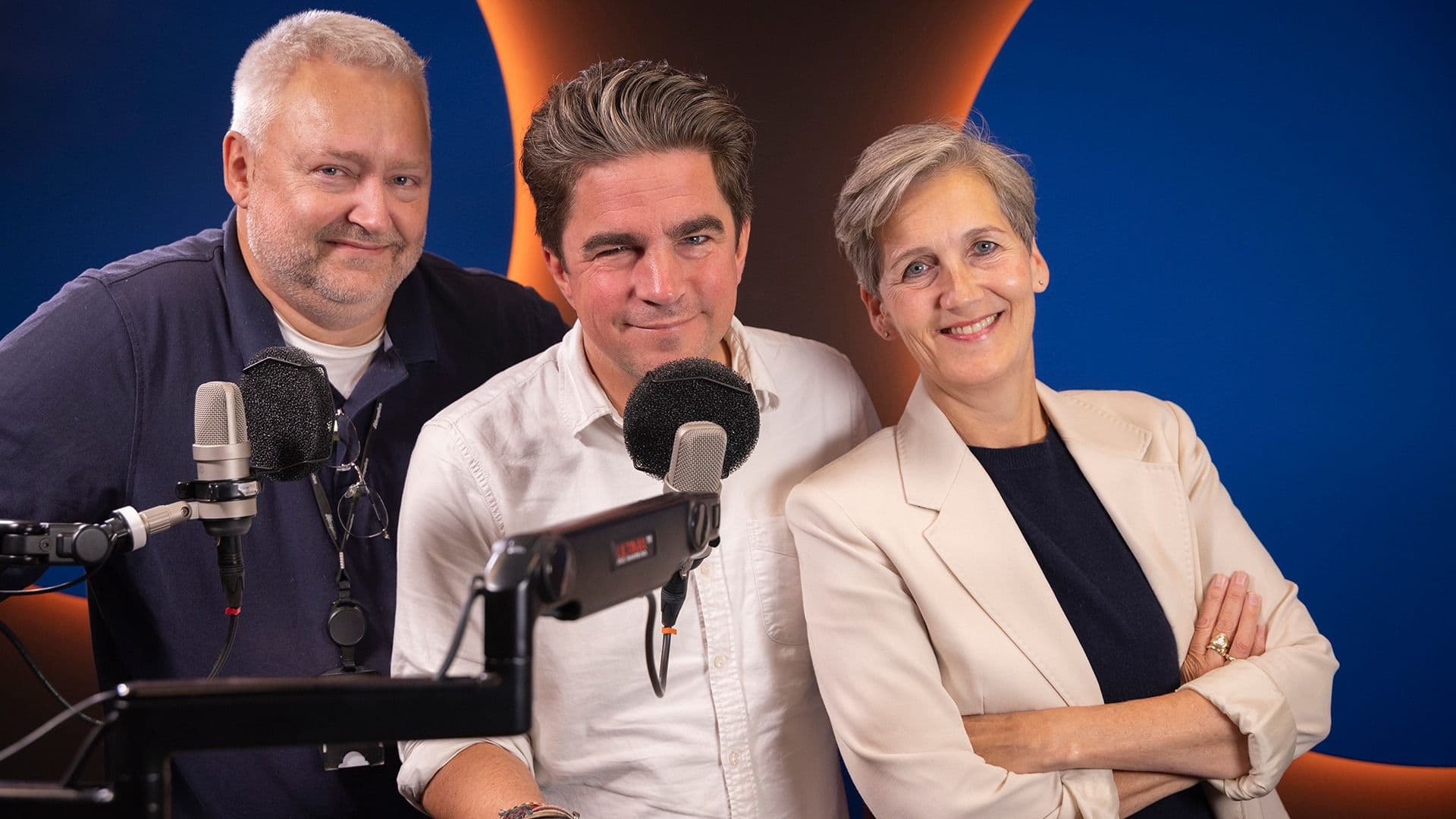 Promotional graphic for Aftenpodden USA