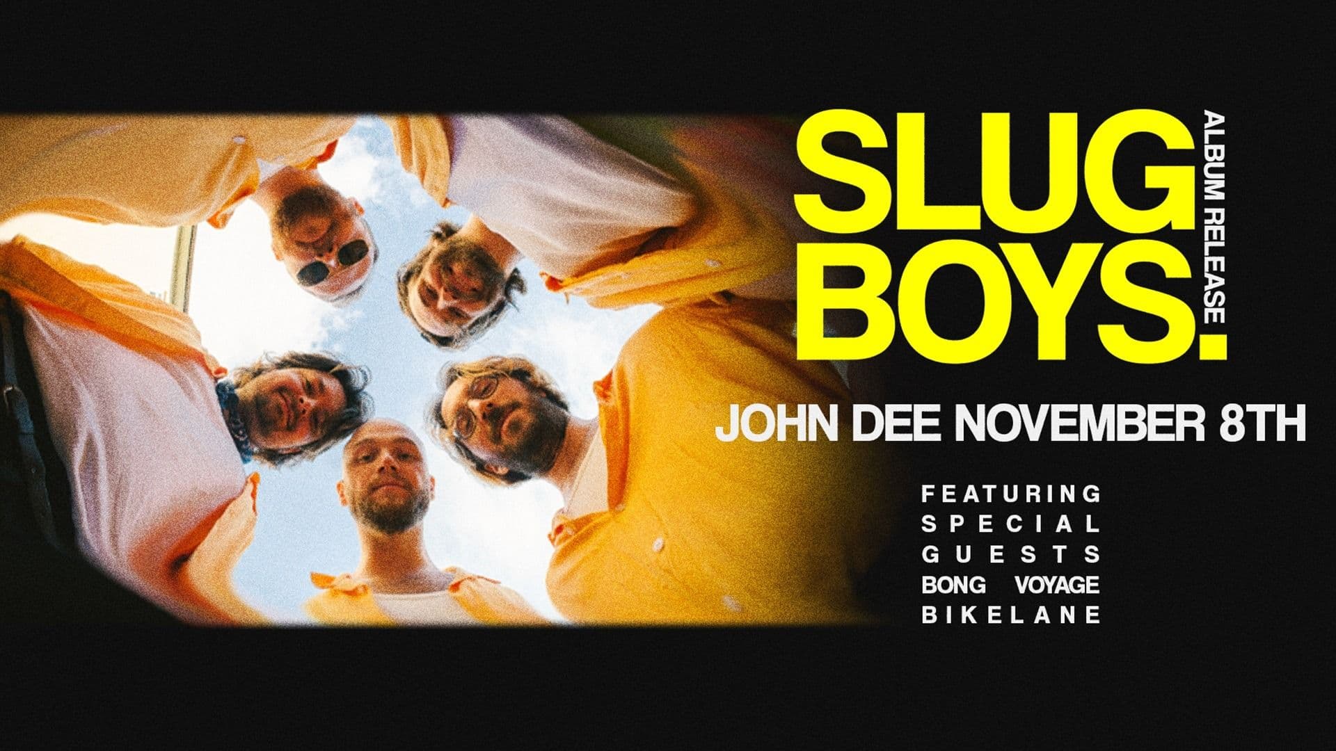 Promotional graphic for Slug Boys