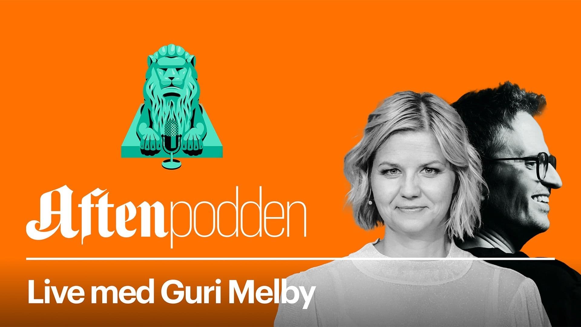 Promotional graphic for Aftenpoddens partilederintervjuer