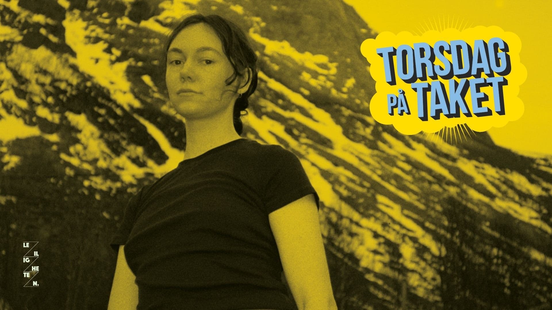 Promotional graphic for Torsdag på Taket: Stéphanie Turcotte