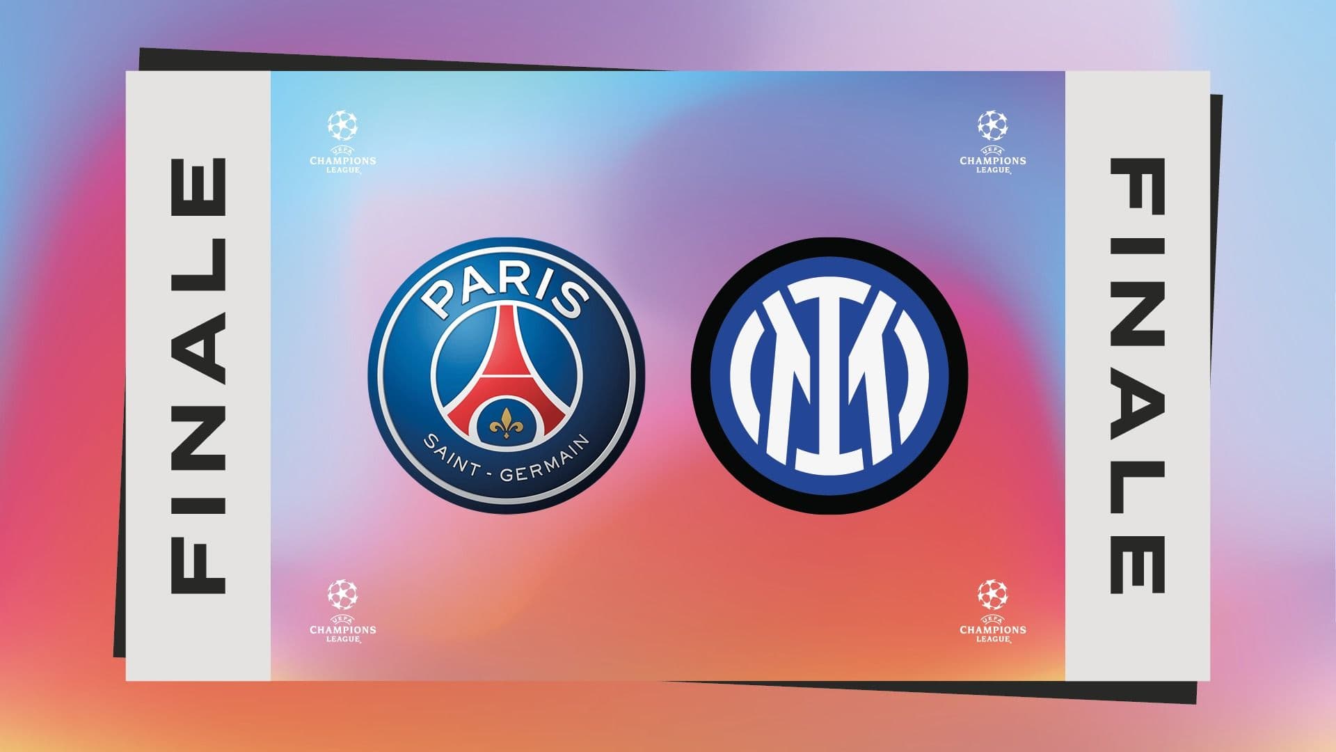 Promotional graphic for Champions League-finale 2025