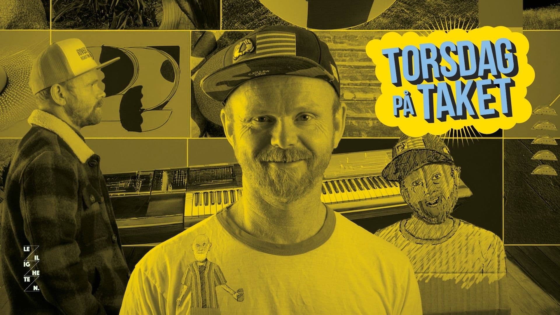 Promotional graphic for Torsdag på Taket: Ravi - Alæine