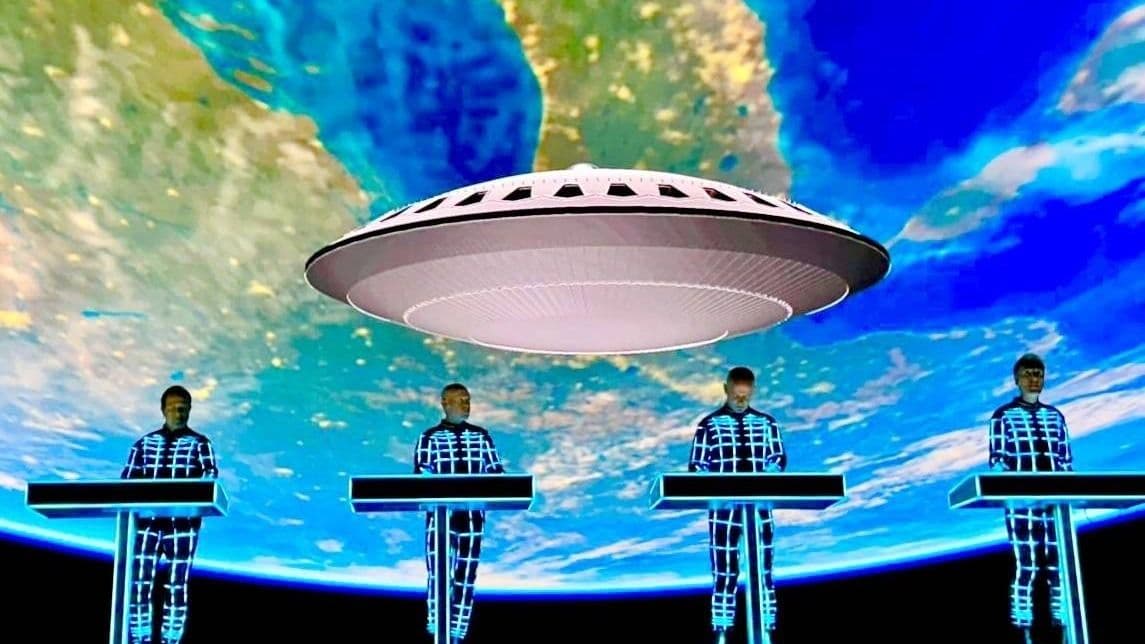 Promotional graphic for Kraftwerk