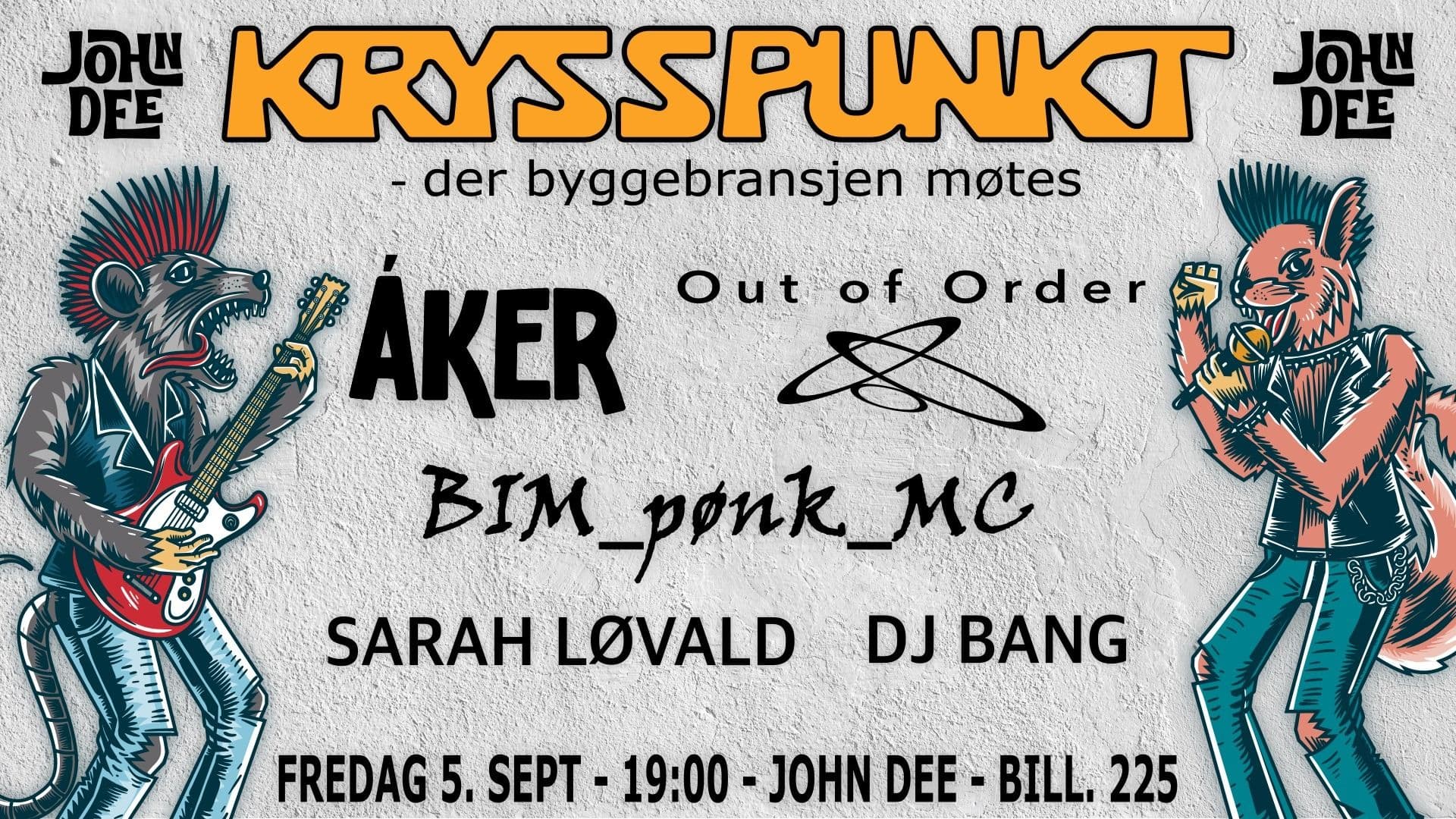 Promotional graphic for Krysspunkt