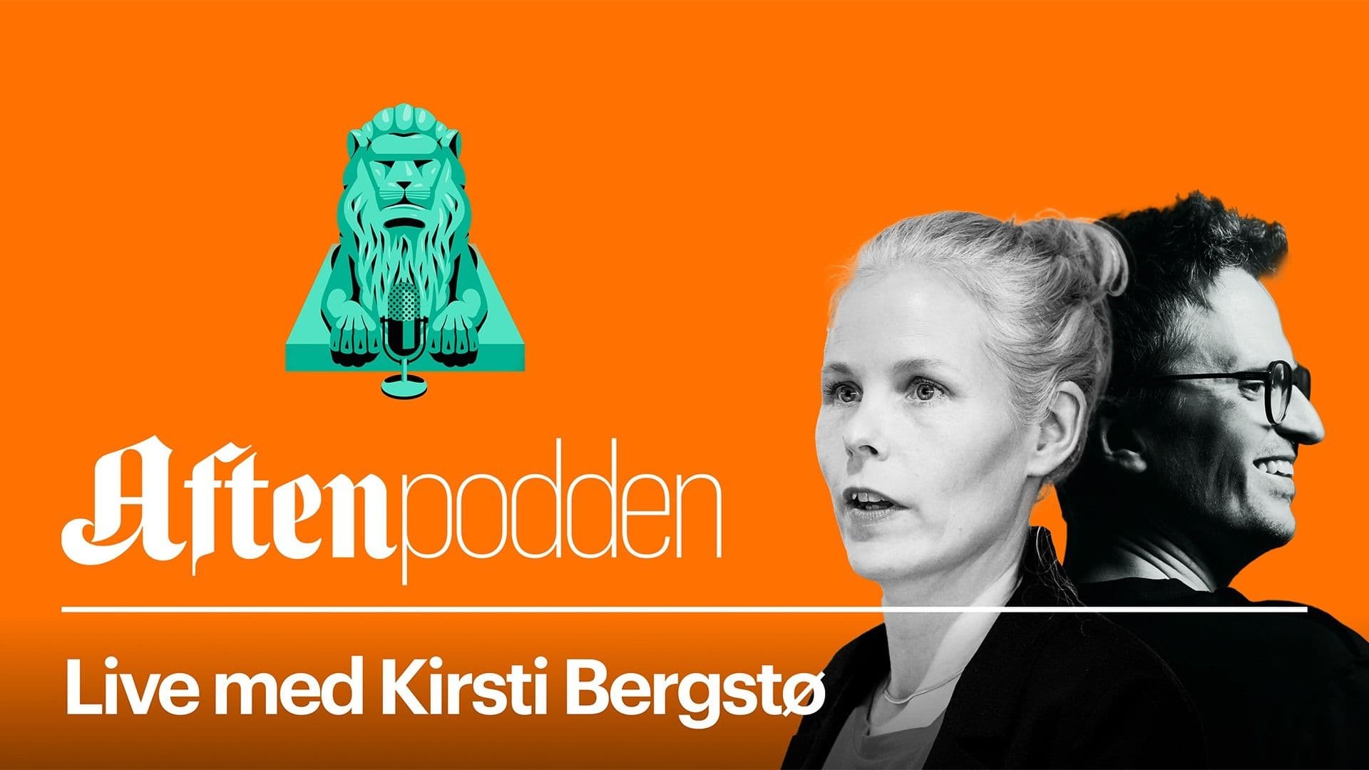 Promotional graphic for Aftenpoddens partilederintervjuer