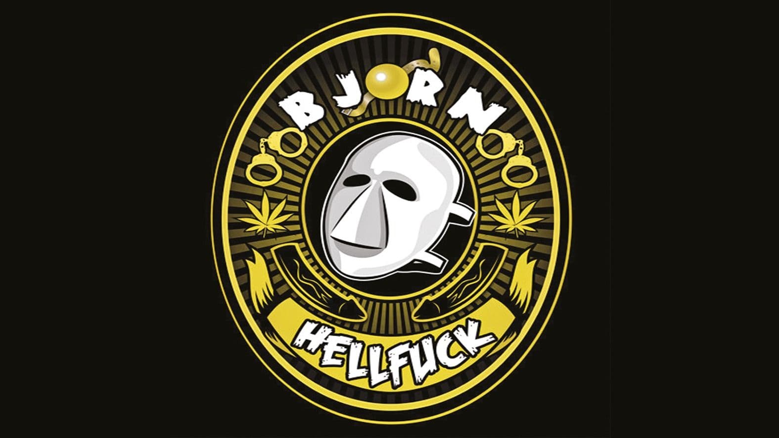 Promotional graphic for Bjørn Hellfuck