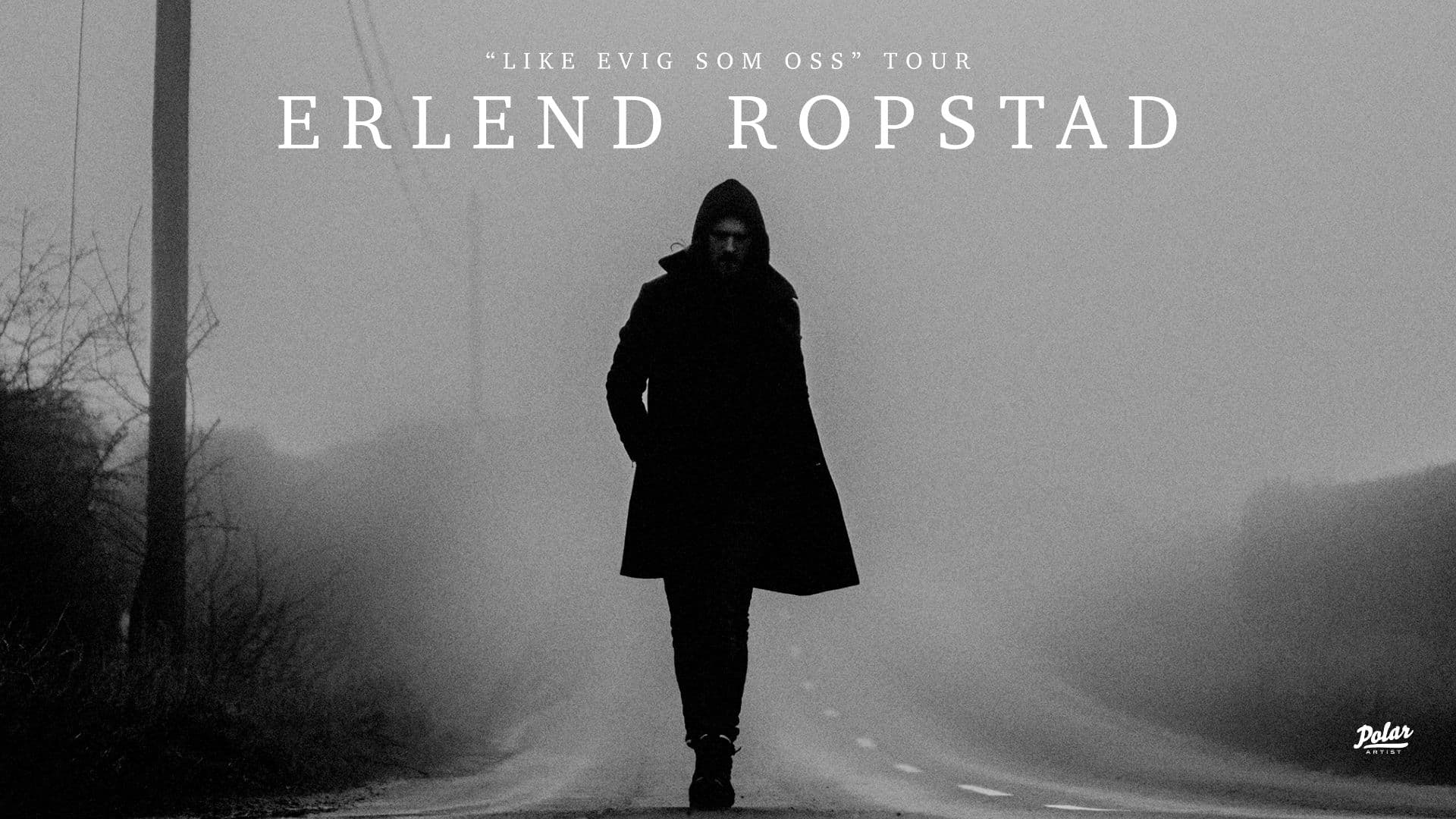 Promotional graphic for Erlend Ropstad