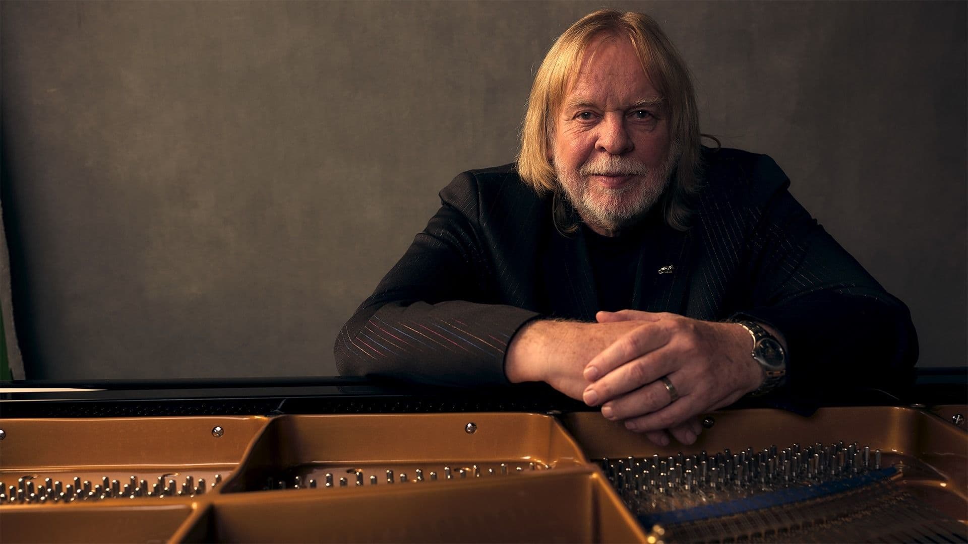 Promotional graphic for Rick Wakeman