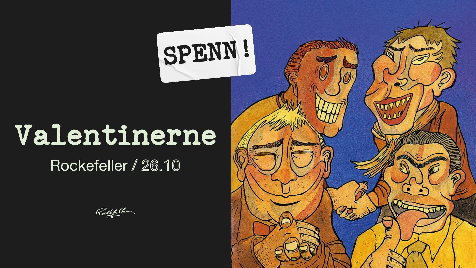 Promotional graphic for Valentinerne