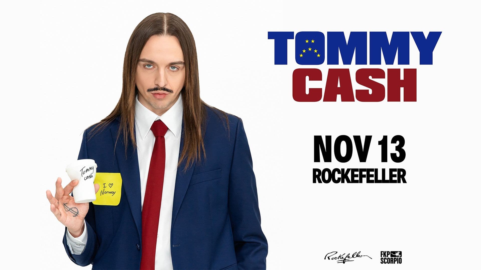 Promotional graphic for Tommy Cash