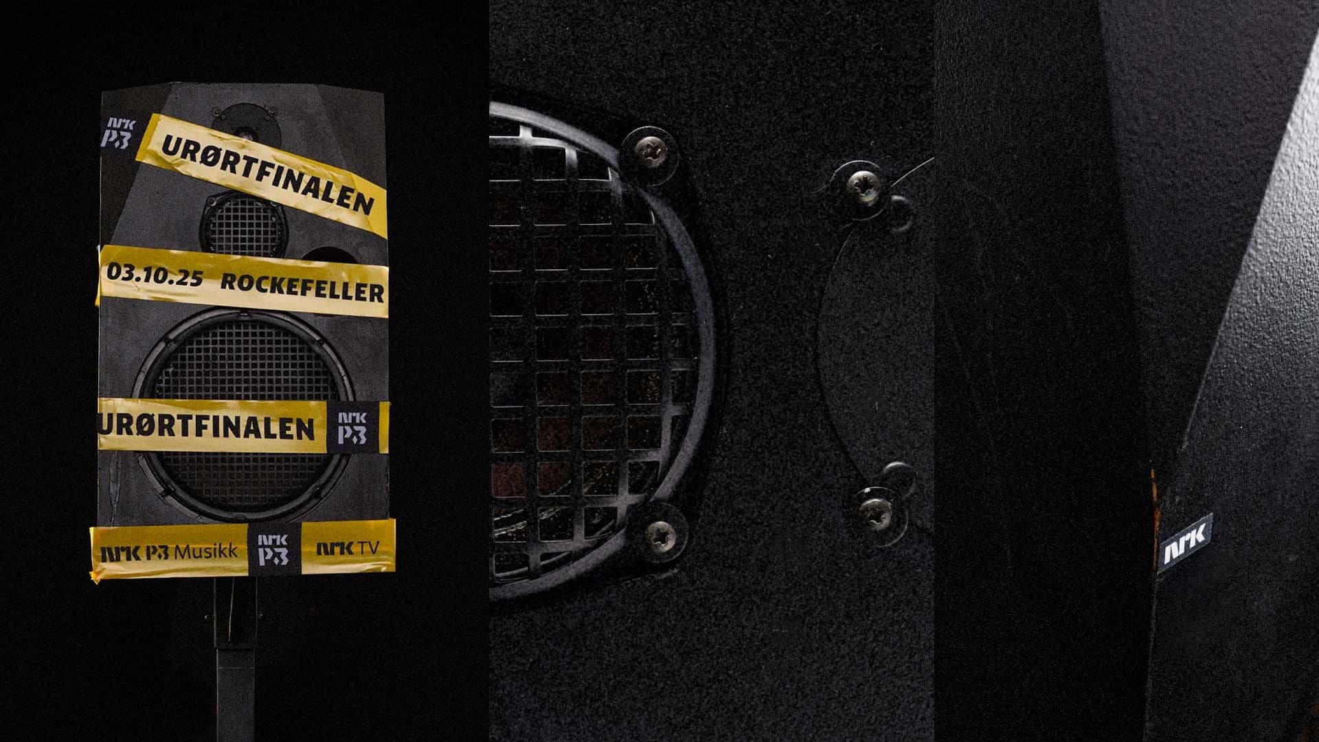 Promotional graphic for Urørtfinalen 2025
