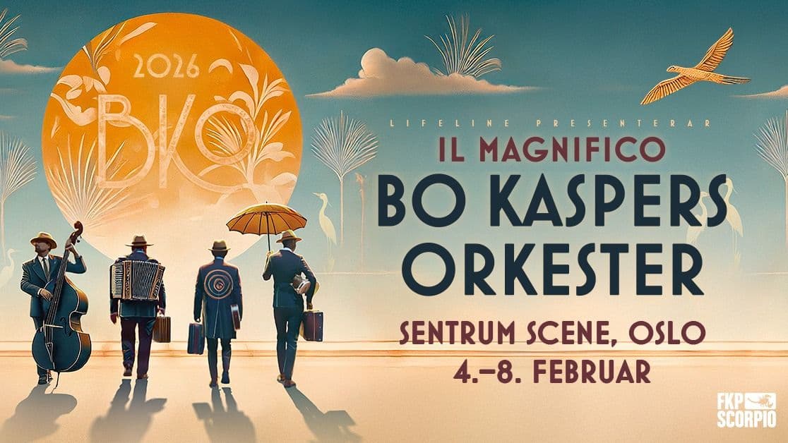 Promotional graphic for Bo Kaspers Orkester