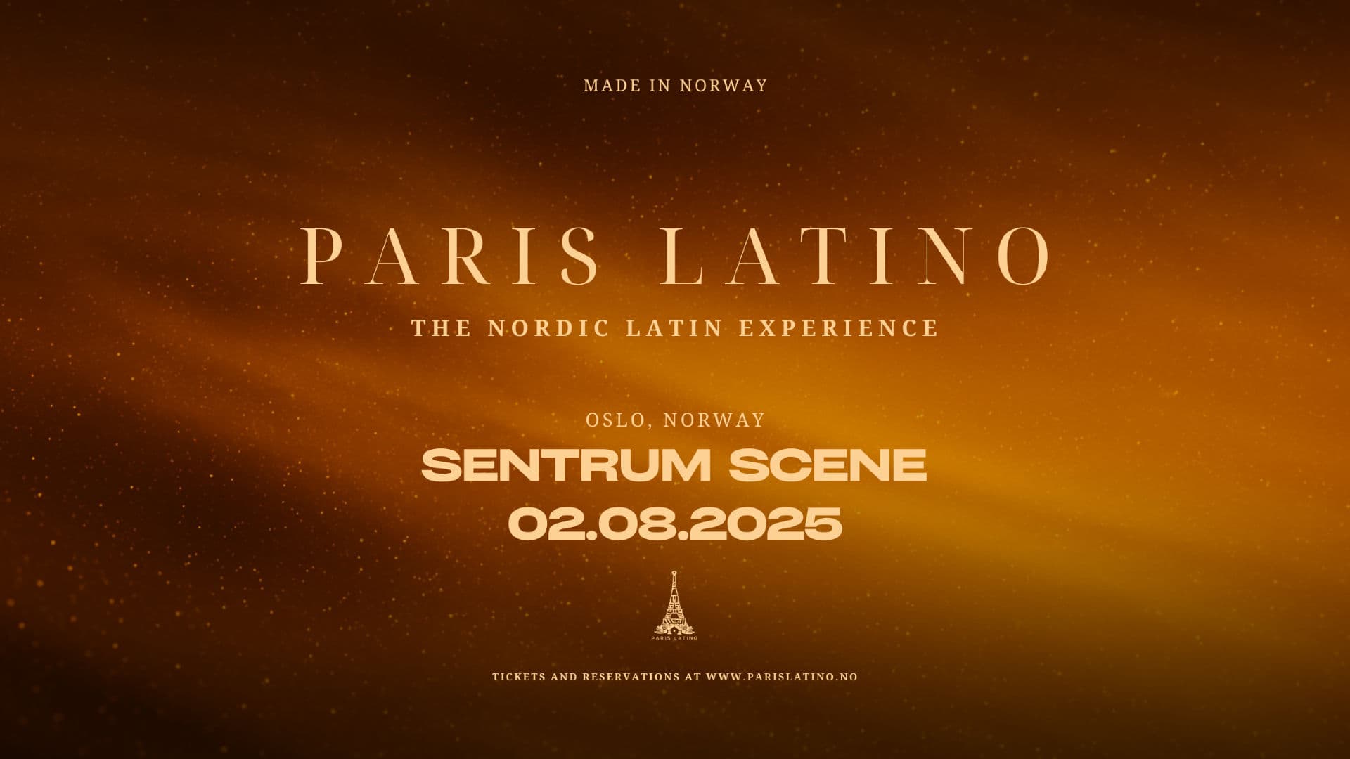 Promotional graphic for ParisLatino