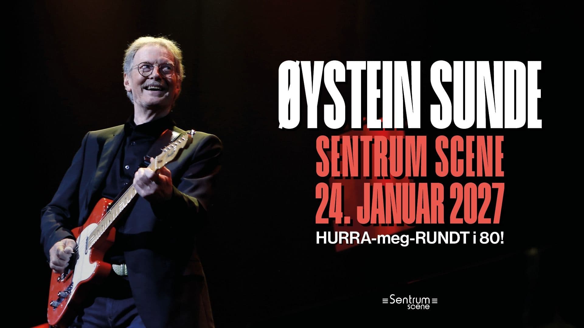Promotional graphic for Øystein Sunde