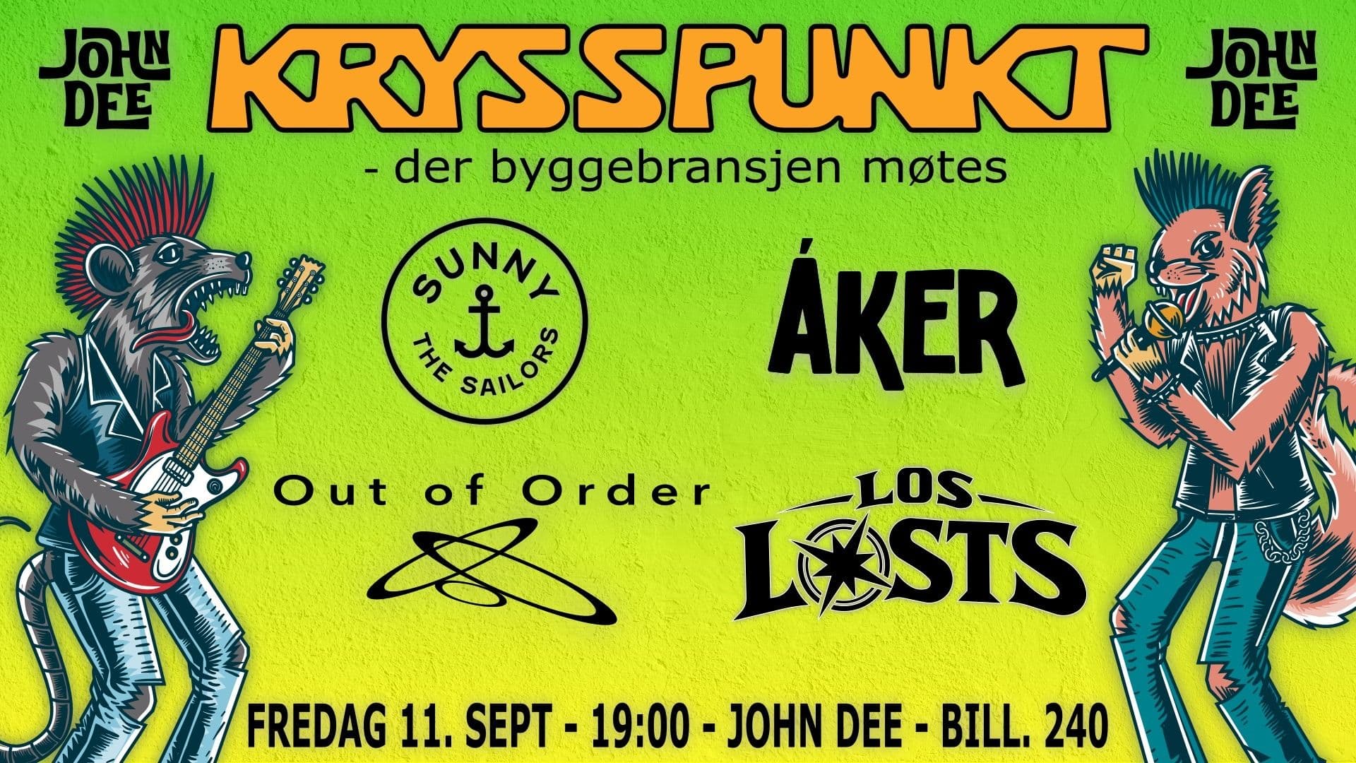 Promotional graphic for Krysspunkt