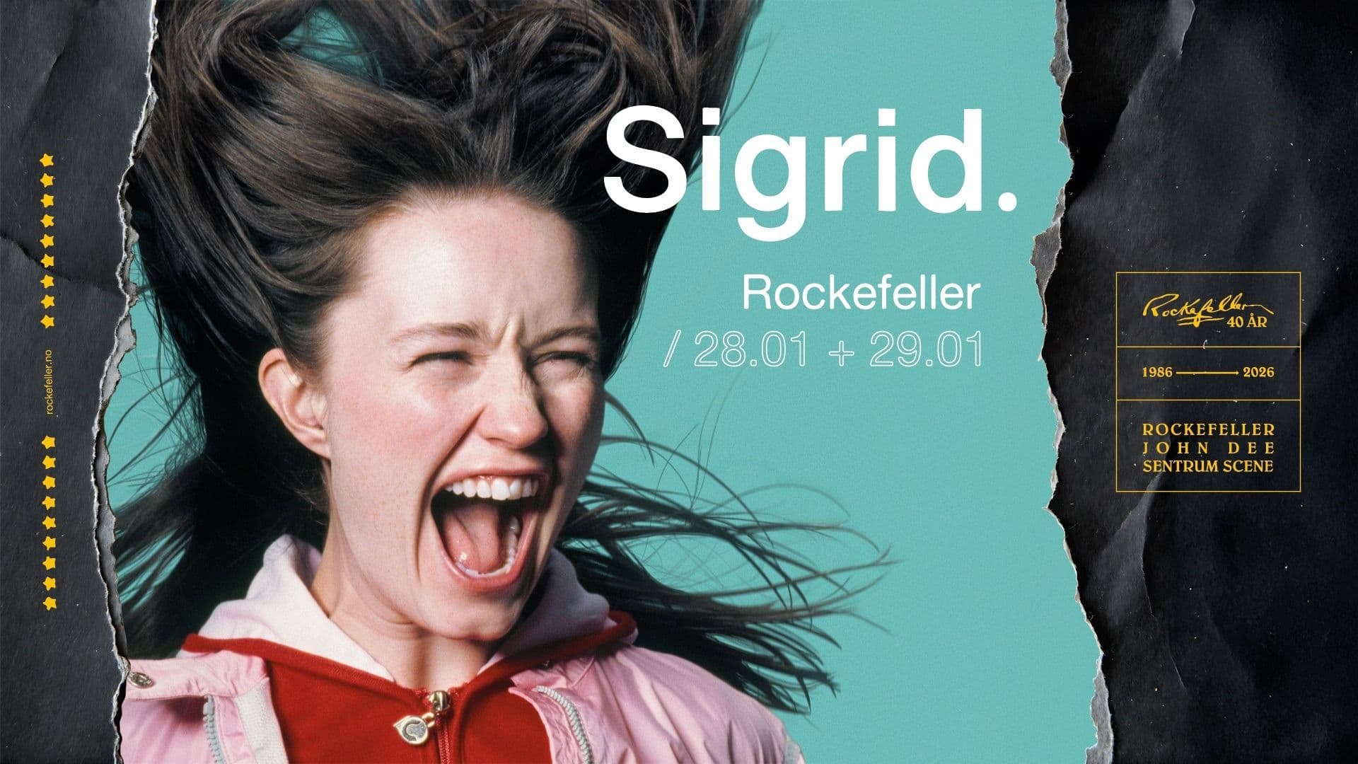 Promotional graphic for Sigrid