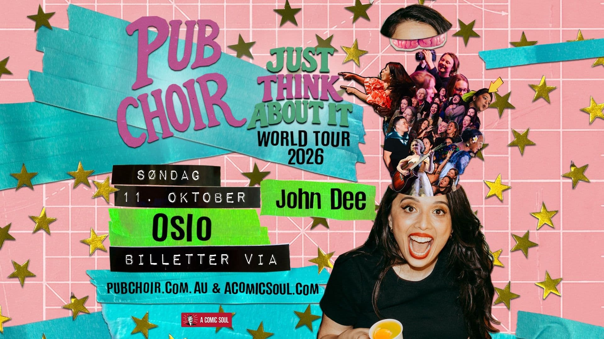 Promotional graphic for Pub Choir