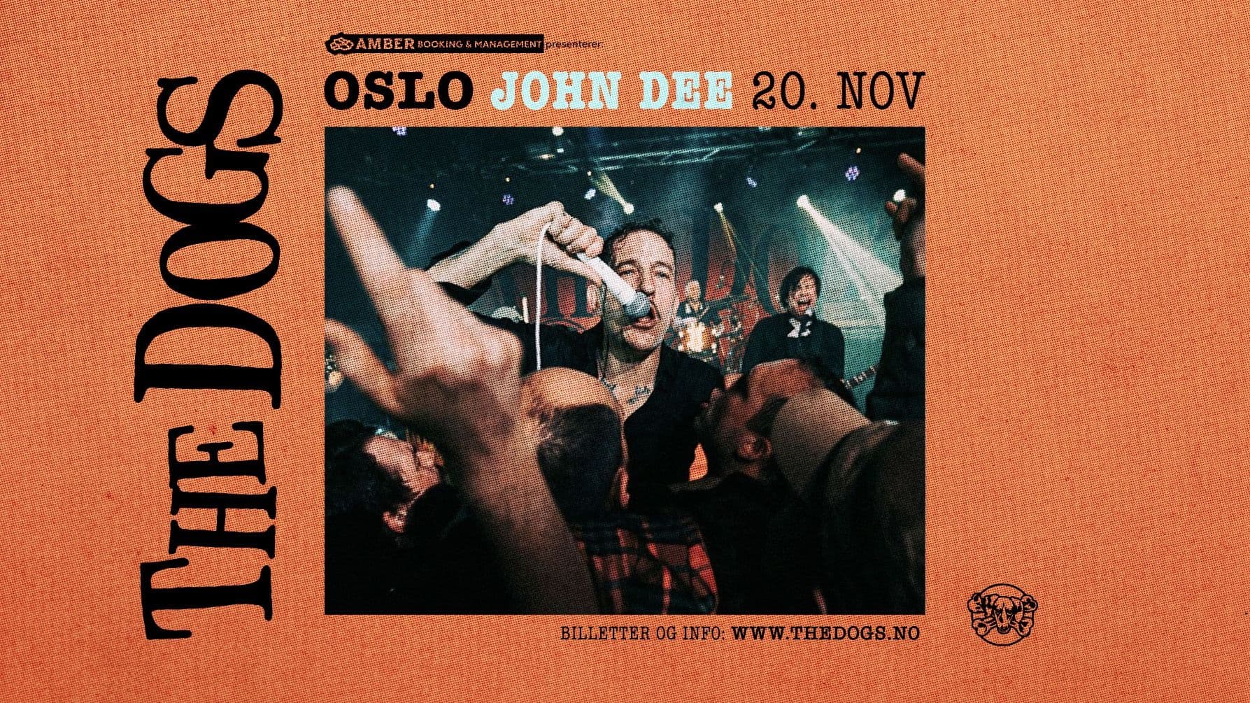 Promotional graphic for The Dogs