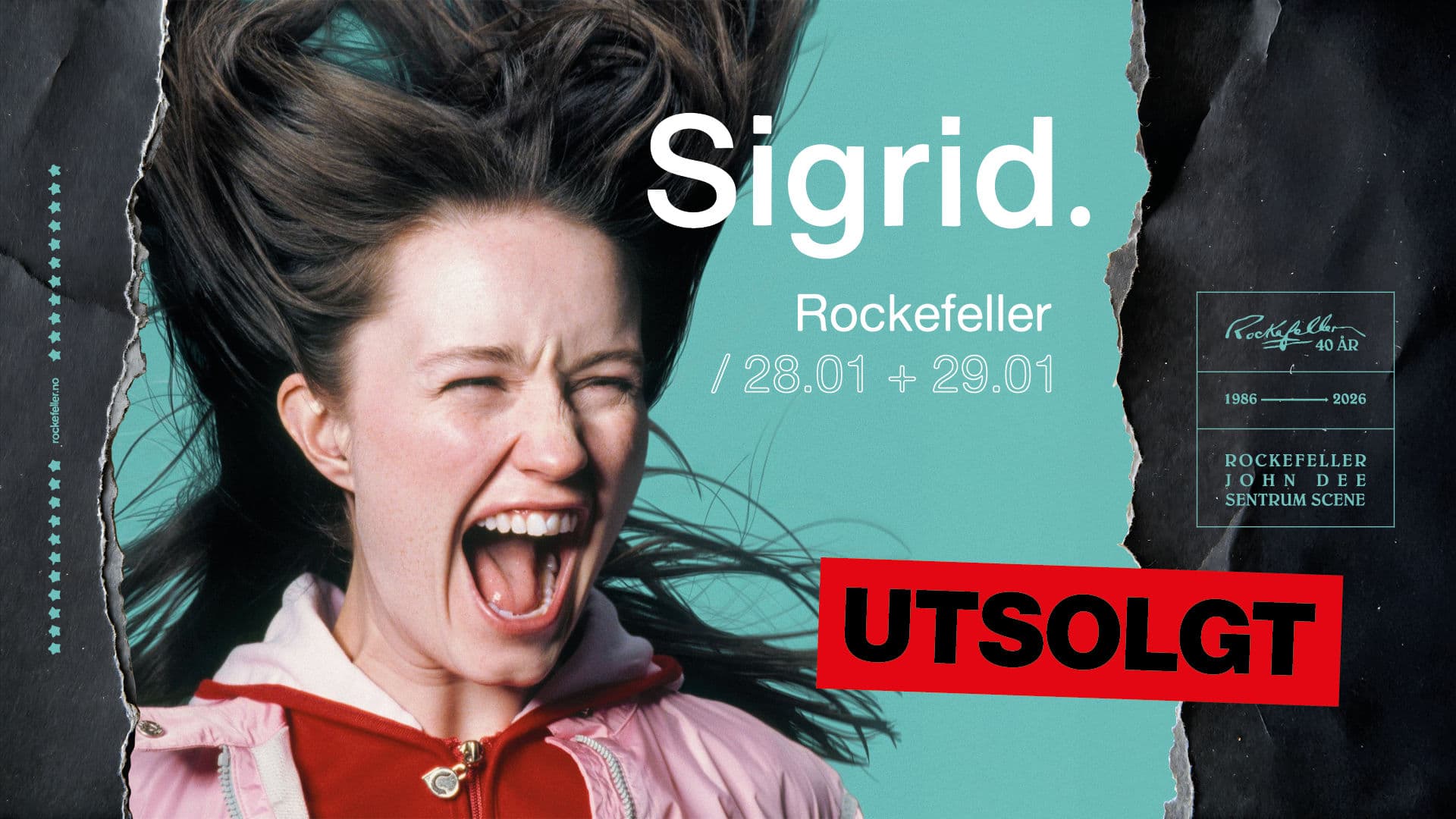 Promotional graphic for Sigrid