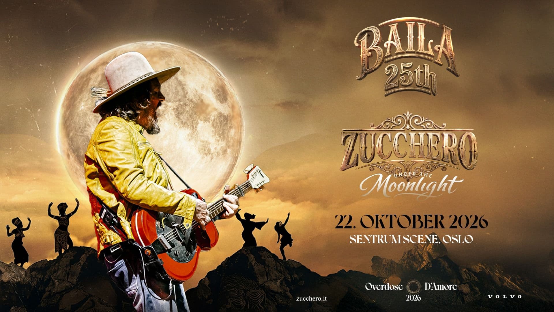 Promotional graphic for Zucchero