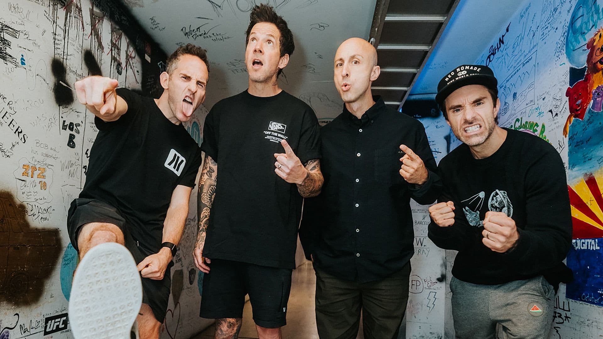 Promotional graphic for Simple Plan