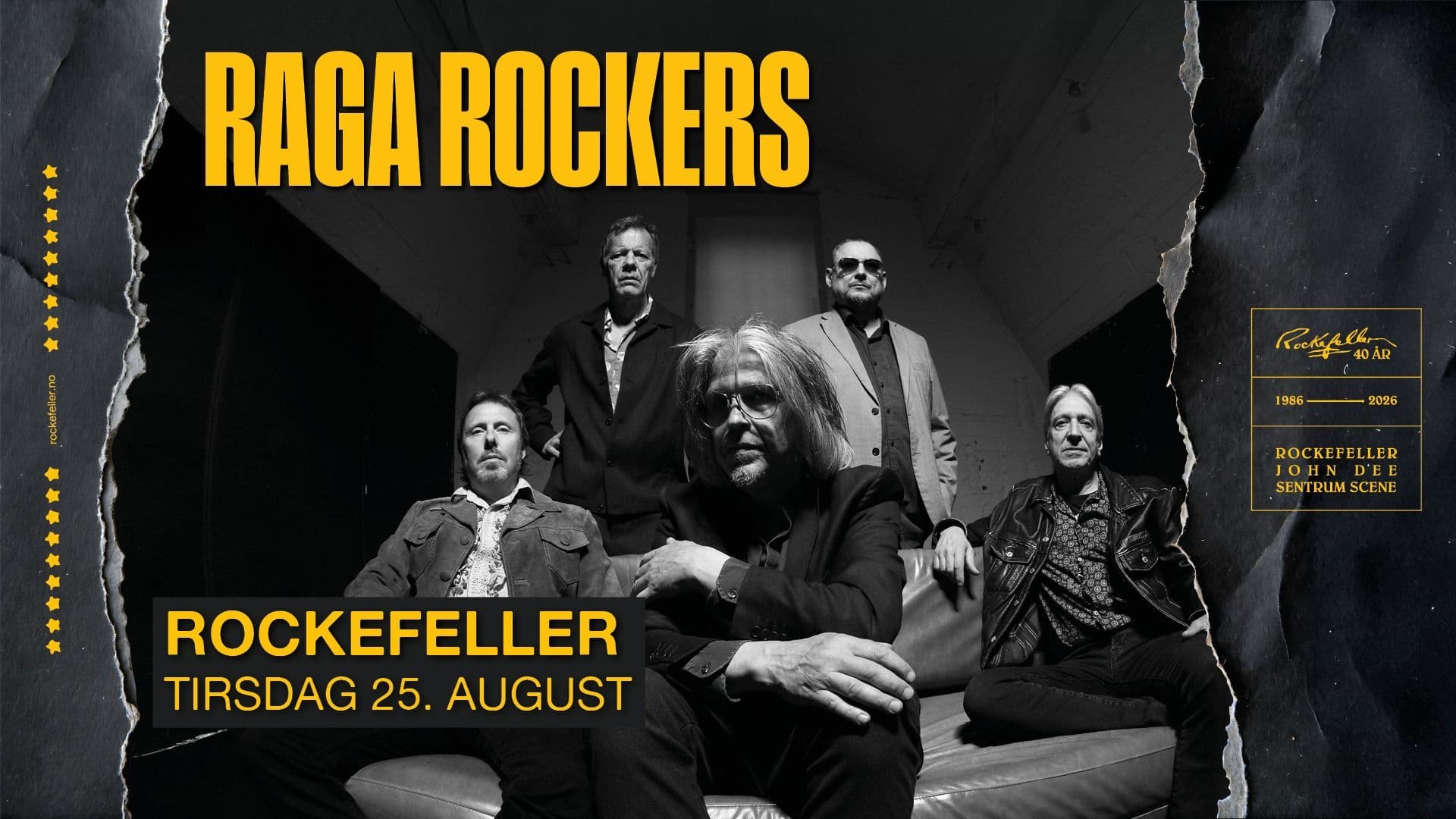 Promotional graphic for Raga Rockers