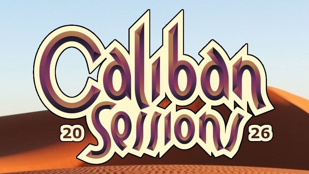 Promotional graphic for Caliban Sessions 2026