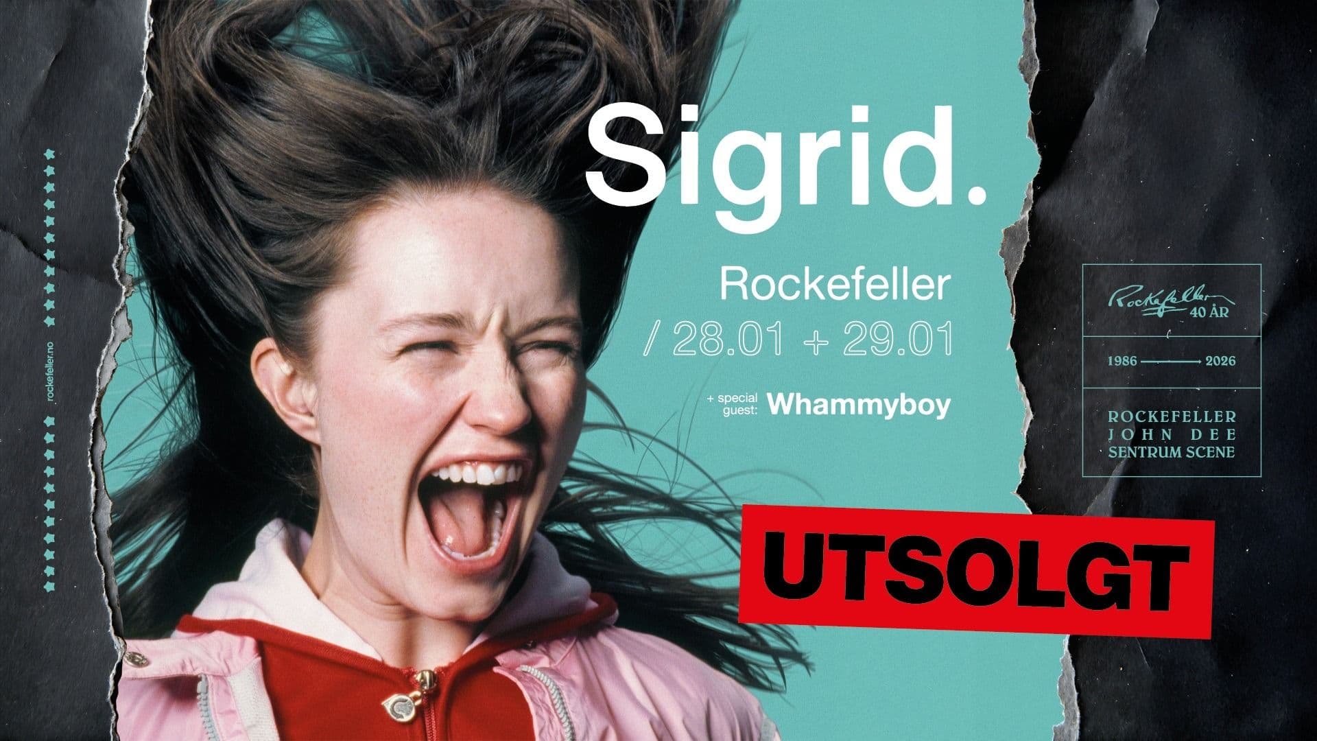 Promotional graphic for Sigrid