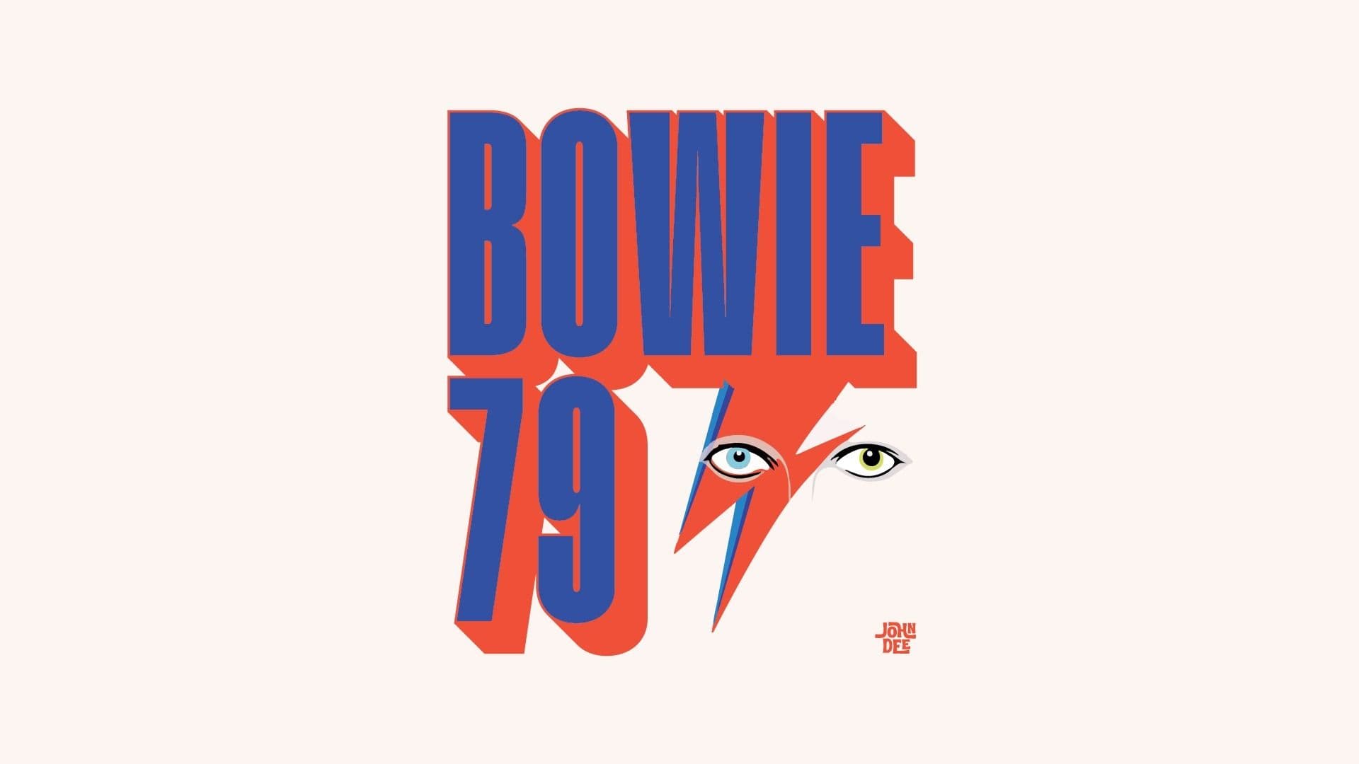 Promotional graphic for Bowie 79
