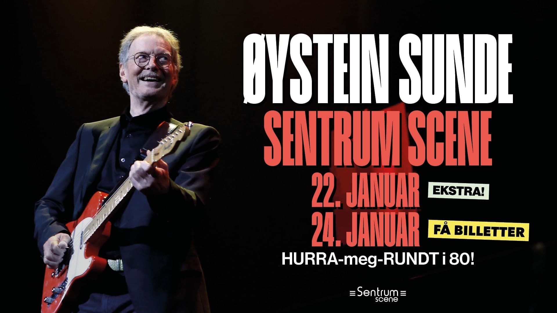 Promotional graphic for Øystein Sunde