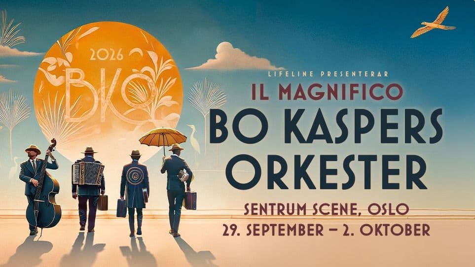 Promotional graphic for Bo Kaspers Orkester