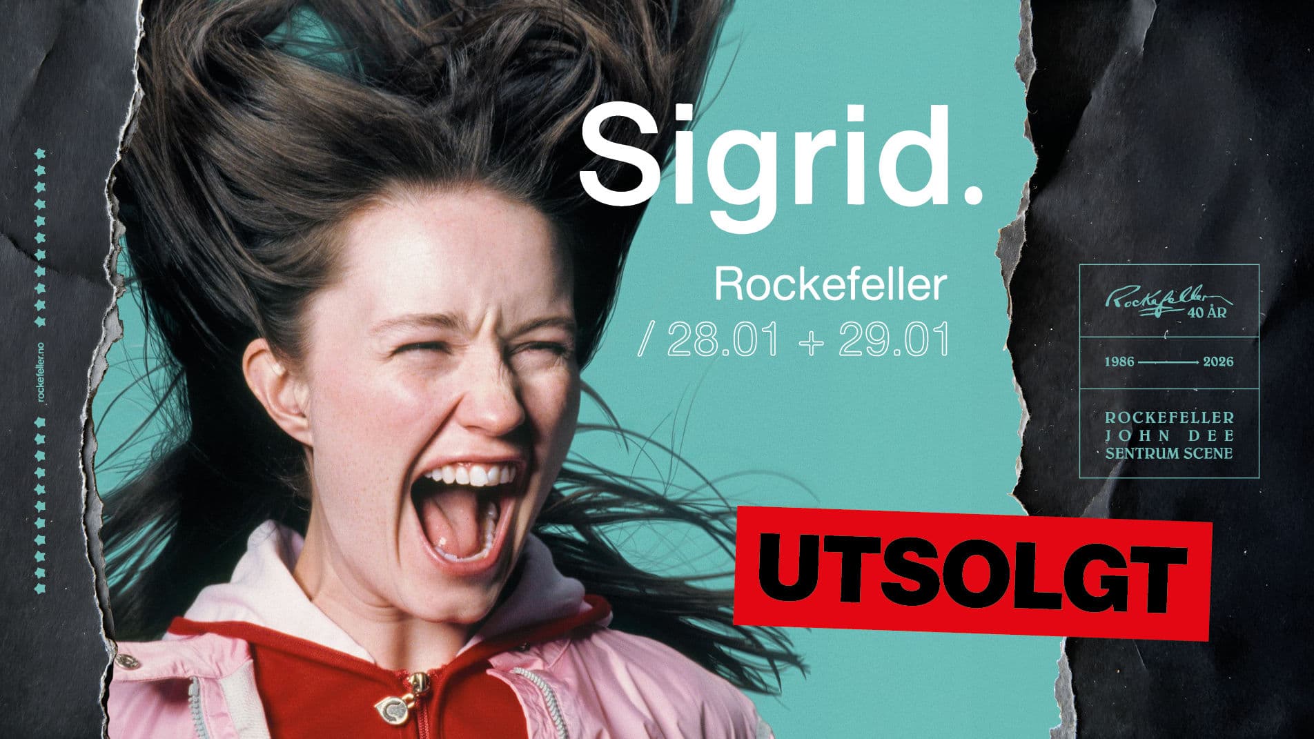Promotional graphic for Sigrid