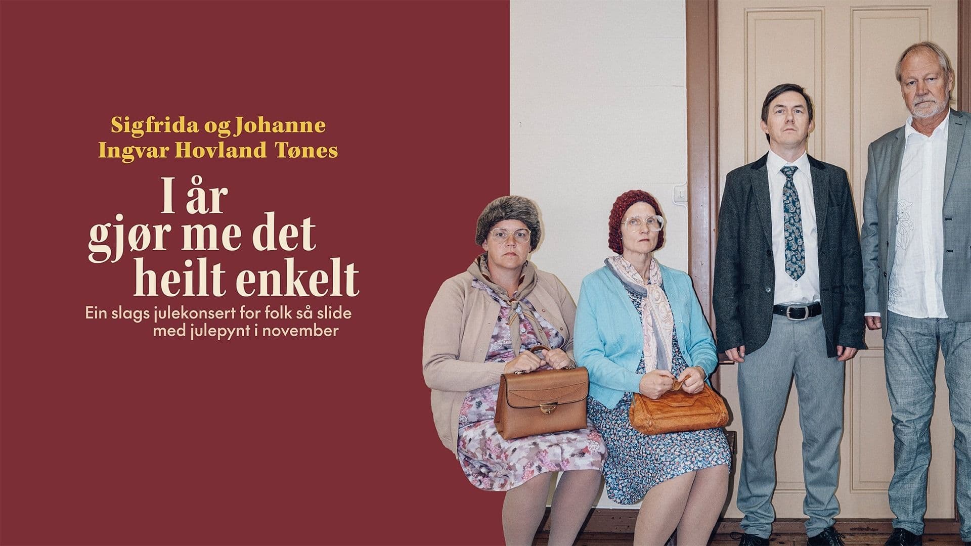 Promotional graphic for I år gjør me det heilt enkelt