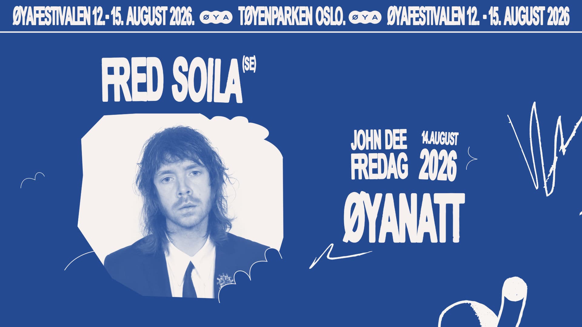 Promotional graphic for Fred Soila