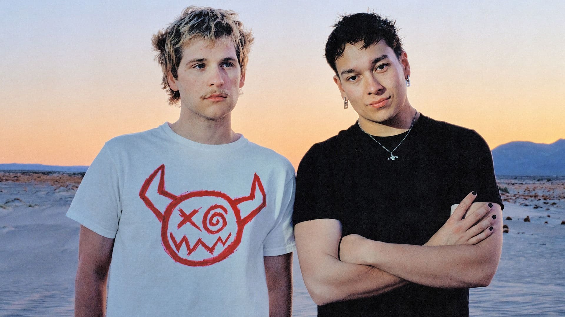 Promotional graphic for Joey Valence & Brae