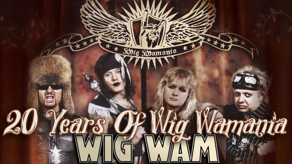 Promotional graphic for Wig Wam