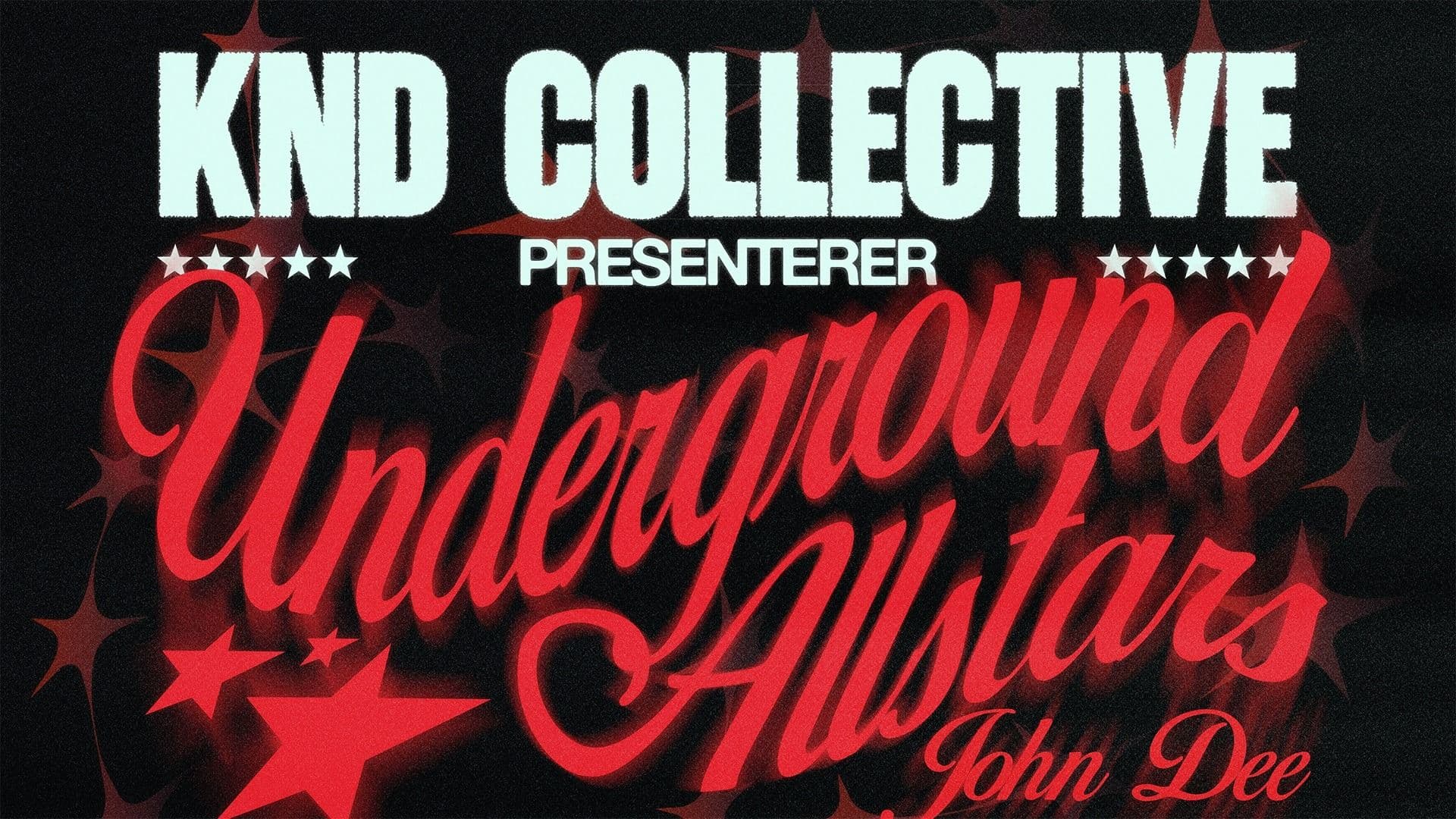 Promotional graphic for Musikkfest Oslo: KND Collective presenterer Underground Allstars