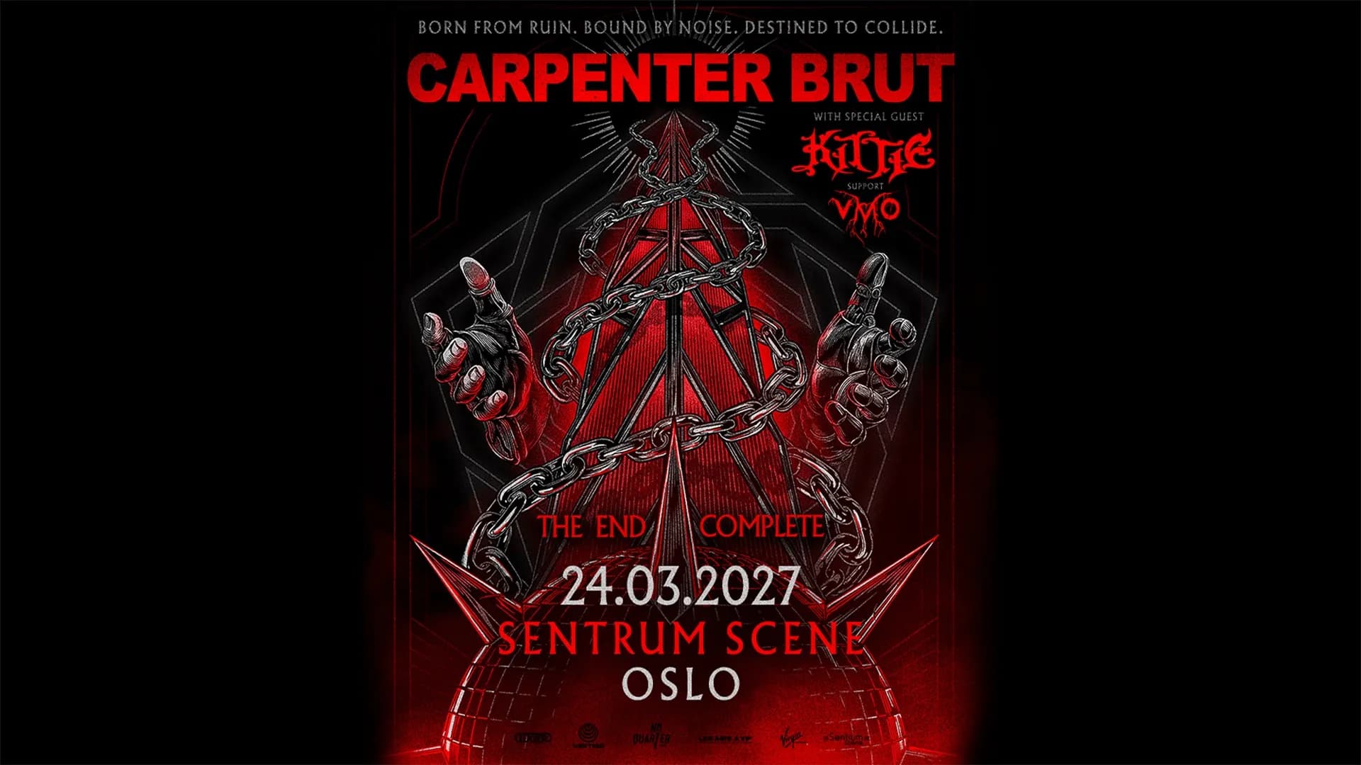 Promotional graphic for Carpenter Brut