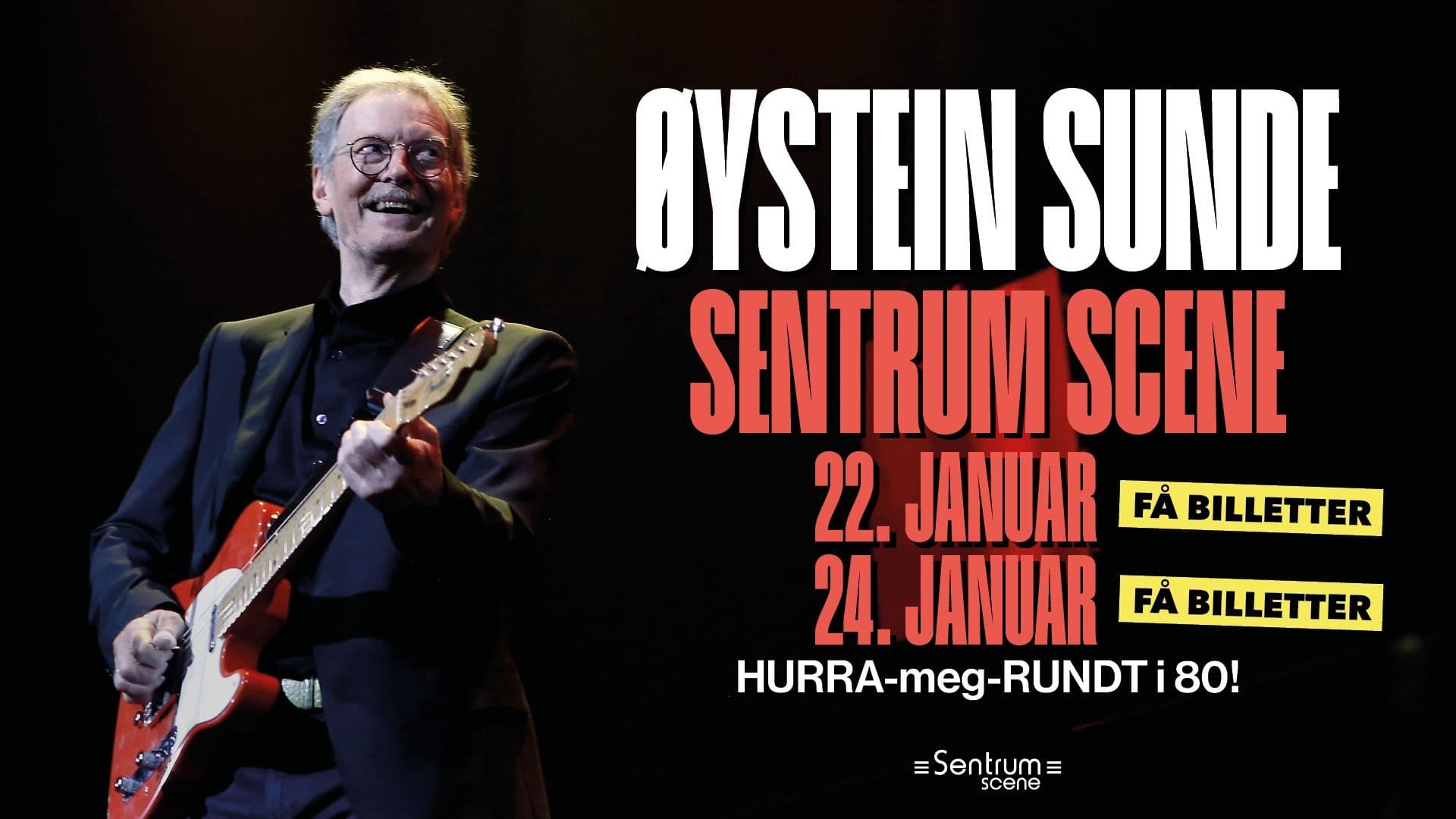 Promotional graphic for Øystein Sunde - Ekstrakonsert