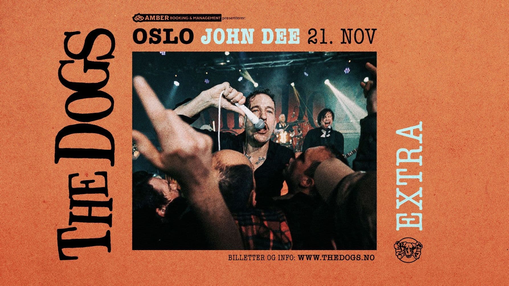 Promotional graphic for The Dogs