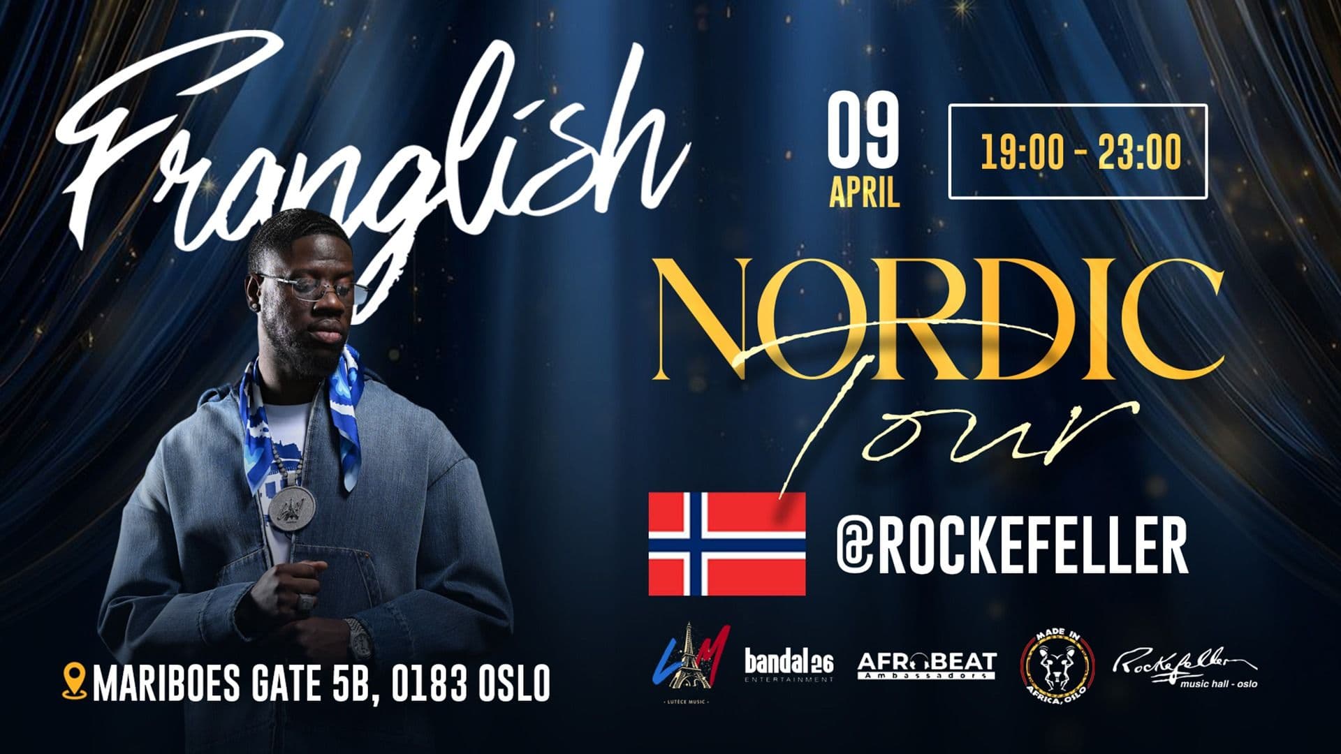 Promotional graphic for Franglish