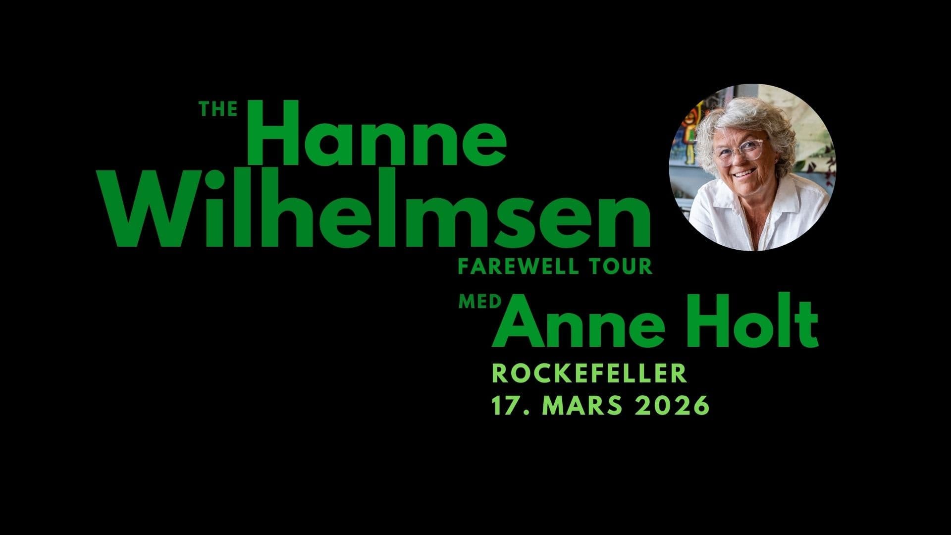Promotional graphic for The Hanne Wilhelmsen Farewell Tour