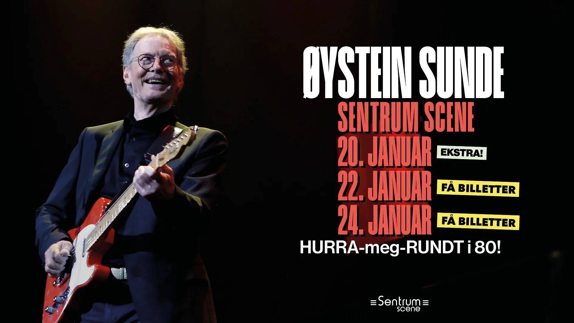 Promotional graphic for Øystein Sunde