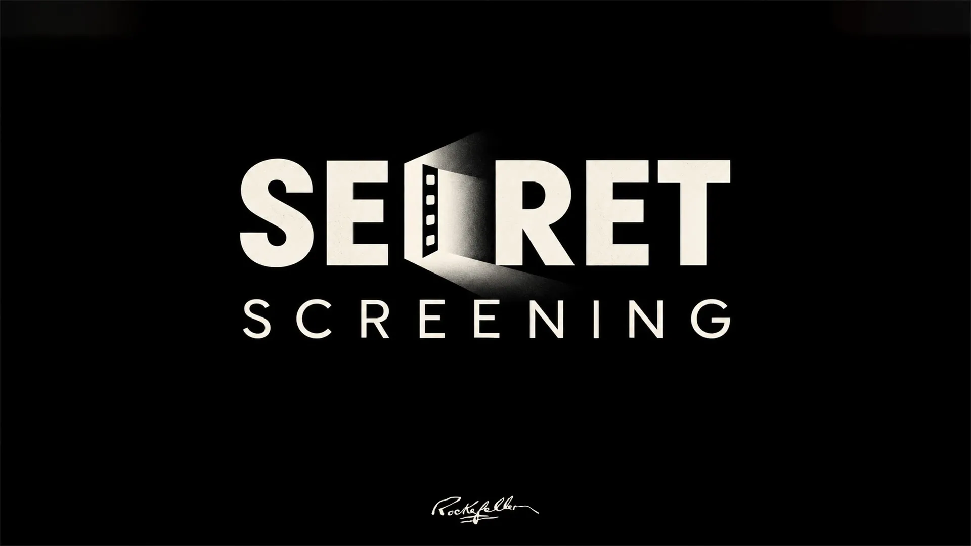 Promotional graphic for Secret Screening