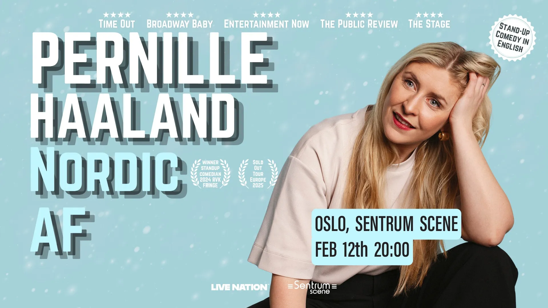 Promotional graphic for Pernille Haaland