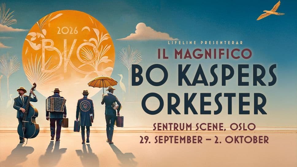 Promotional graphic for Bo Kaspers Orkester